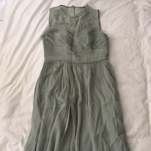 J crew Clara dress silk chiffon / 4 / DUSTY SHALE